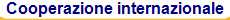 Cooperazione internazionale